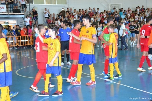deportividad a la finalizacion del partido