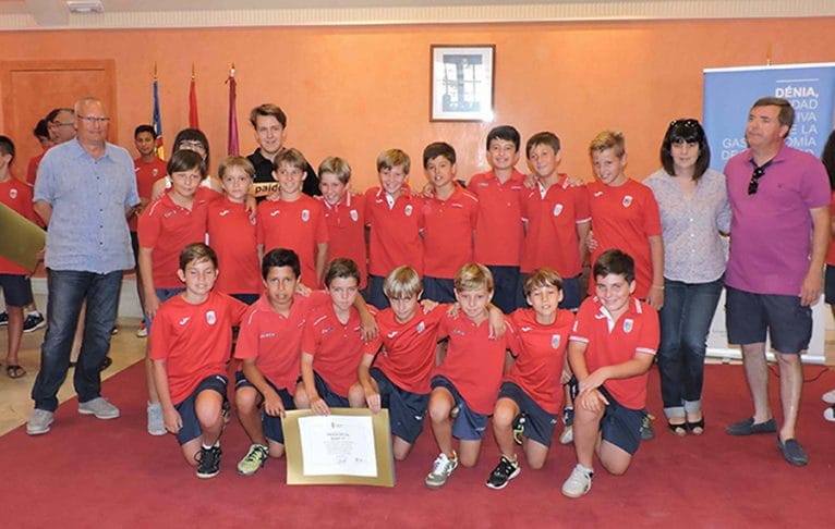 Equipo Alevín C del Paidos Dénia