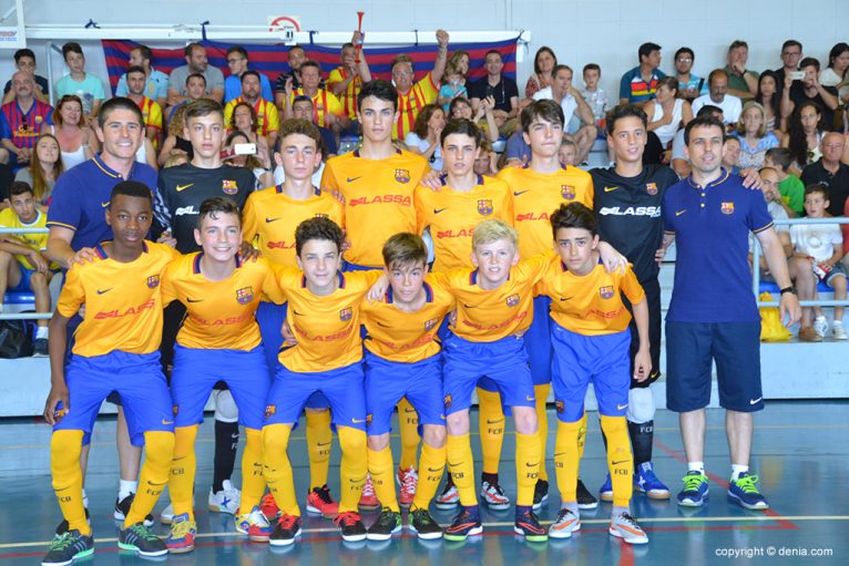 Equipo infantil del FC Barcelona