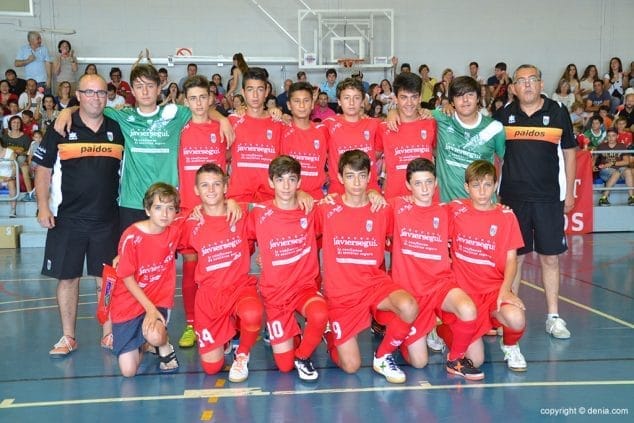 equipo infantil del paidos denia