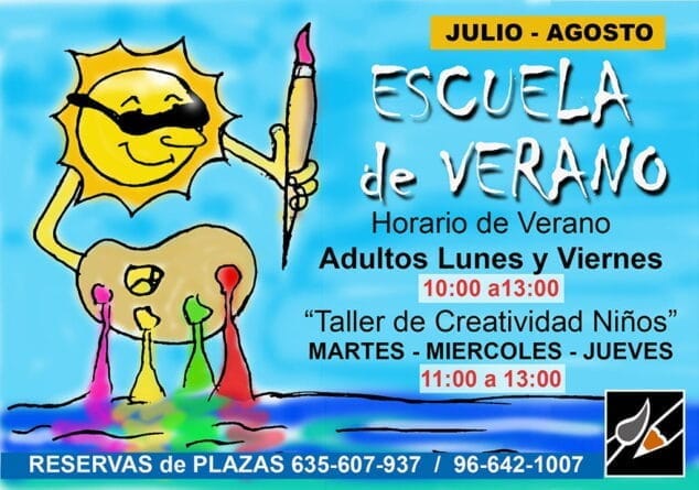 escuela de verano de escuela taller de arte