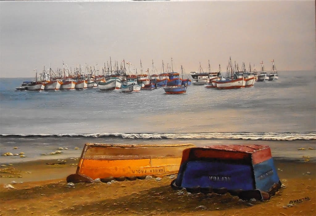 Exposición de pintura de Chantal Wouters
