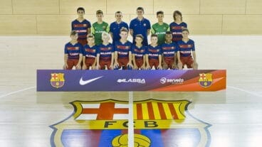 Equipo infantil del FC Barcelona