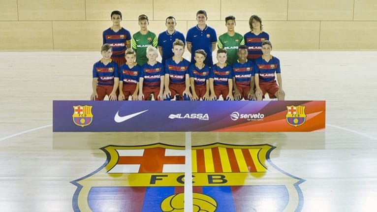 Equipo infantil del FC Barcelona