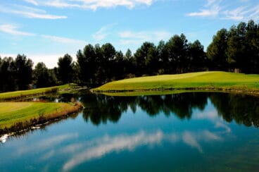 green del hoyo 9 del campo las pinaillas