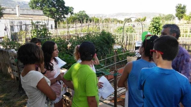 El Parque de Torrecremada, al alcance de los escolares dianenses 5 huertos urbanos de torrecremada