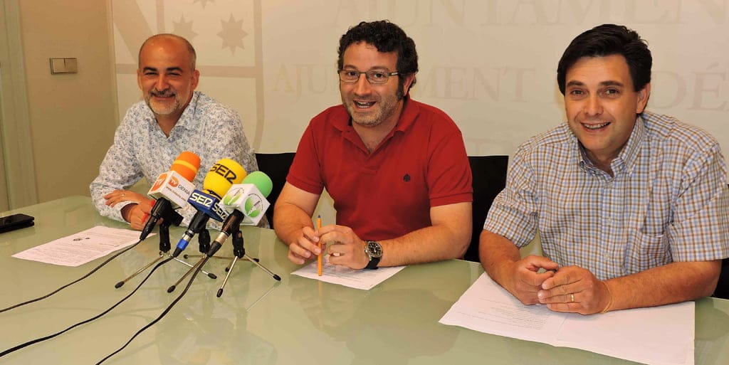 Javier Scotto, Óscar Mengual y José Antonio Martínez
