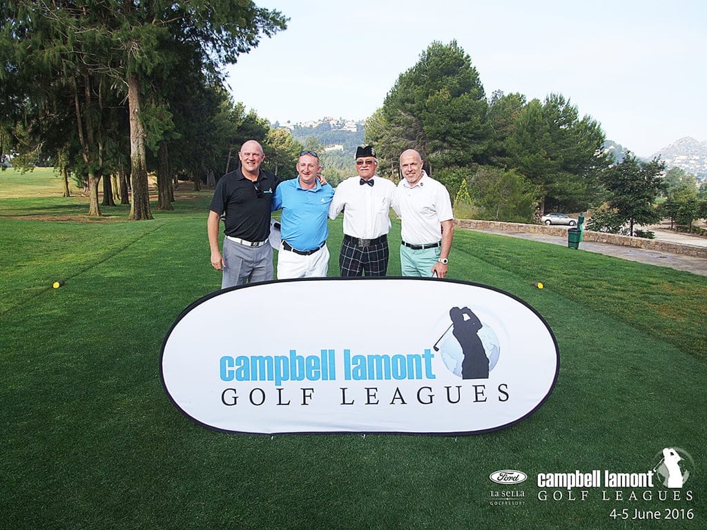 Jugadores en la Final Campbell Lamont Golf League 2016