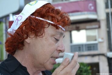 Lectura del manifiesto en favor de la sanidad pública