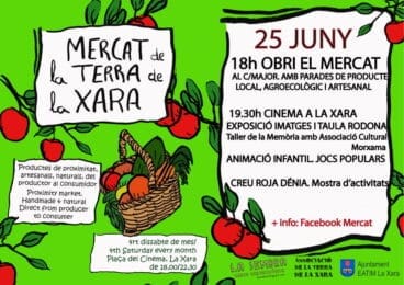 Mercat de la Terra La Xara 25 junio