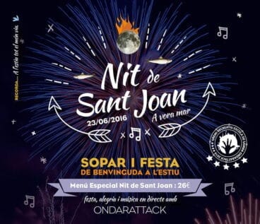 Pasa una noche mágica de San Juan en Noguera Mar Hotel 8 nit de san joan restaurante noguera mar hotel