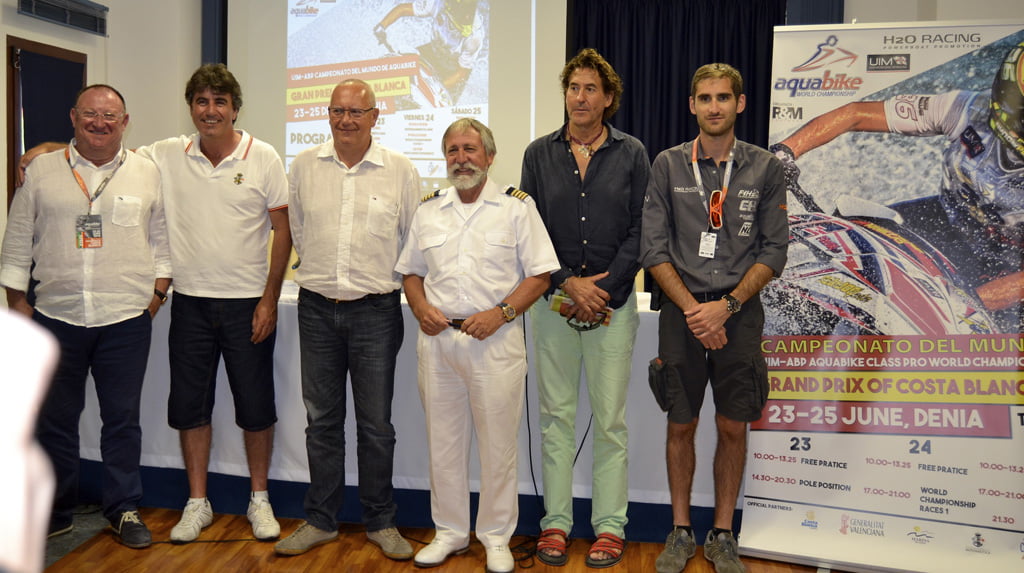 Presentación del Aquabike Championship en Dénia
