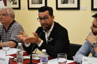 Quique Dacosta en la presentación de un cuento sobre su vida