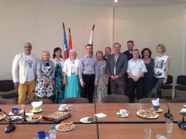 Recepción a los participantes del Festival de Teatro Clásico de Lobnya