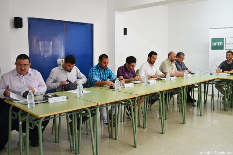 Last meeting of the Board of the UNED Dénia