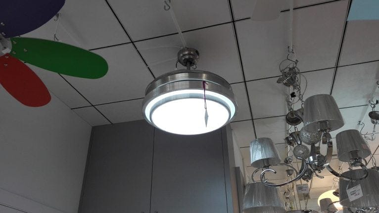 Ventilador oculto en Luces de Dénia