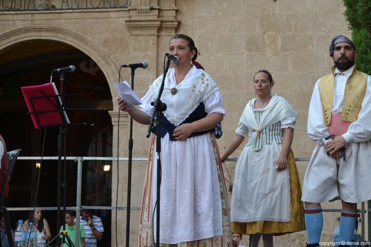 XXII Aplec de Danses de Dénia - Presentadora