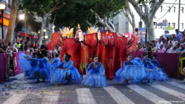 Carrozas Dénia 2016 – Comparsa falla Diana