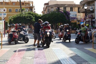 Celebración de la carrera de cintas en Dénia