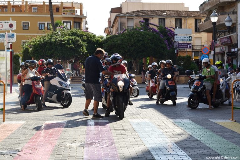 Celebración de la carrera de cintas en Dénia