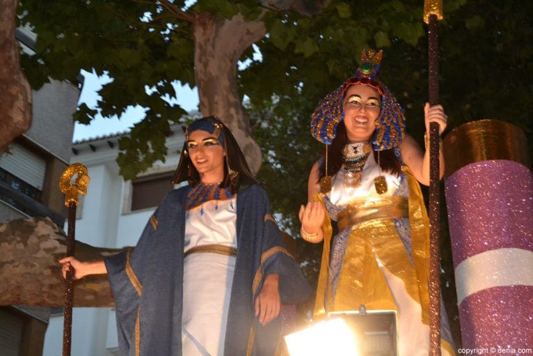 Carrozas Dénia 2016 - Cargos falla Darrere del Castell