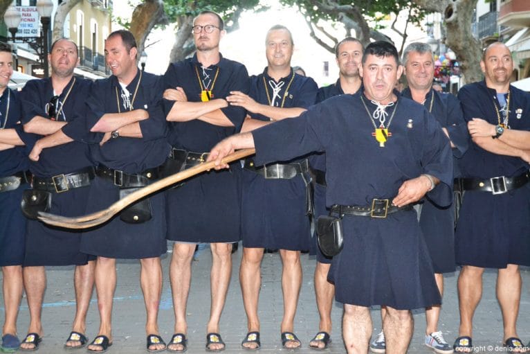 Entraeta Moros y Cristianos Fiestas Dénia 2016 - Filà Deniers
