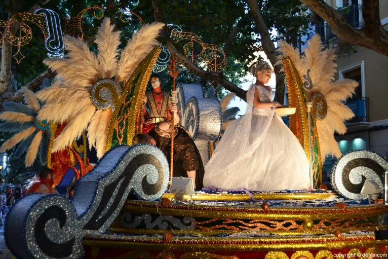 Carrozas Dénia 2016 - Cargos infantiles falla Diana