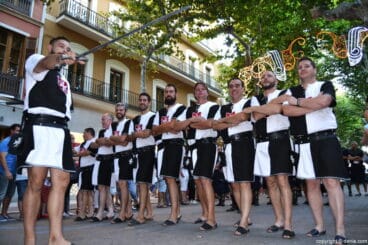 13 entraeta moros y cristianos fiestas denia 2016 fila guerrers hospitalaris