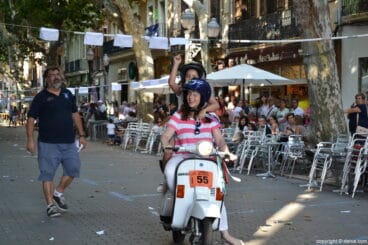 Carrera de cintas fiestas de Dénia 2016