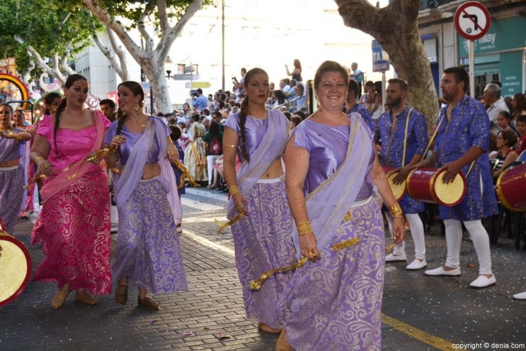 Carrozas Dénia 2016 - Comparsa Falla Saladar