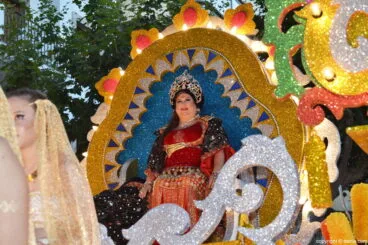 Carrozas Dénia 2016 – fallera mayor Baix la Mar