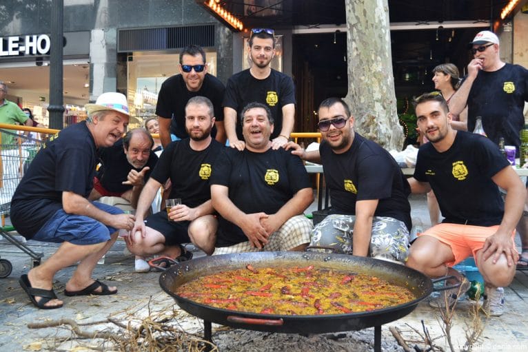 Concurso de paellas - falla Diana