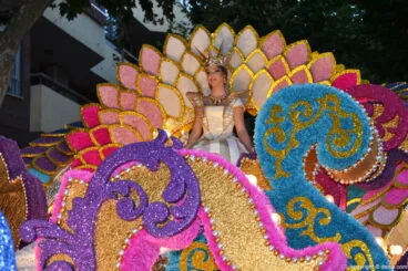 Carrozas Dénia 2016 – Fallera Mayor del Centro