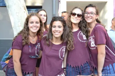 Jugant amb la diversitat – grupo de quintas en la fiesta