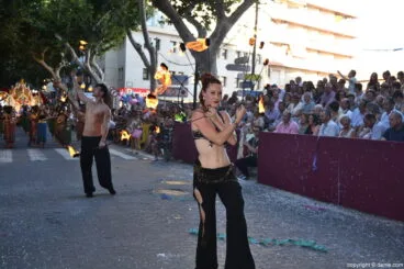 Carrozas de Dénia 2016 – Comparsa falla Oeste