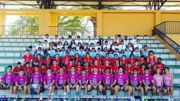 alumnos del campus cesar sempere de rugby