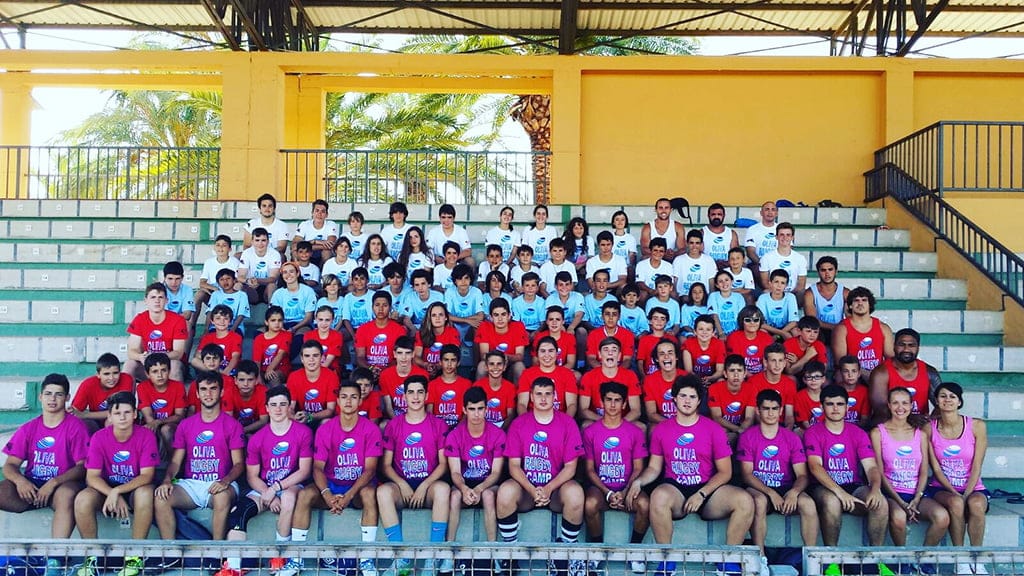 Alumnos del Campus César Sempere de Rugby