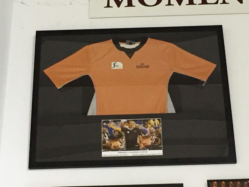 Camiseta del árbitro Fernando Calatrava