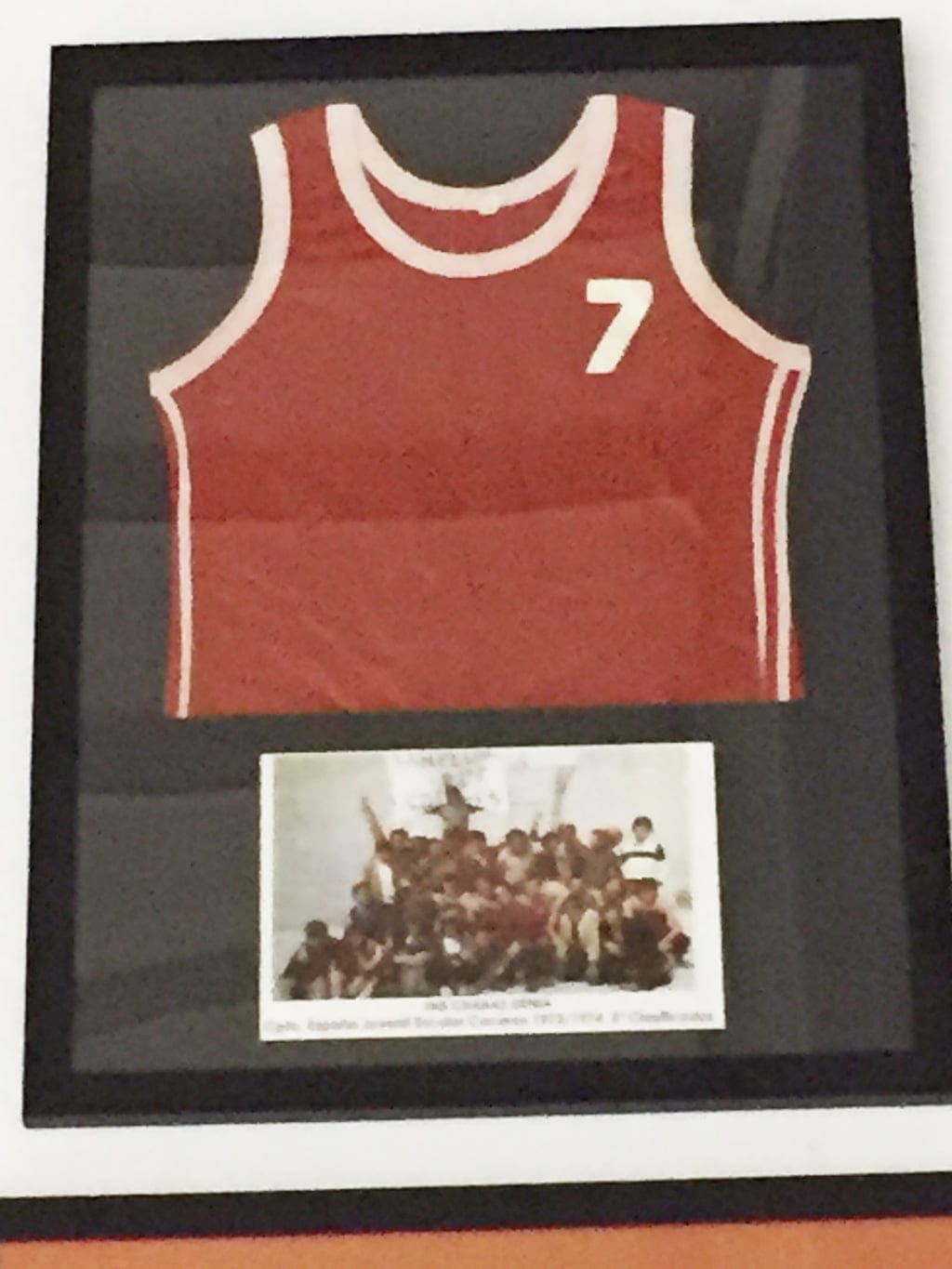 Camiseta del equipo juvenil del INB Chabás