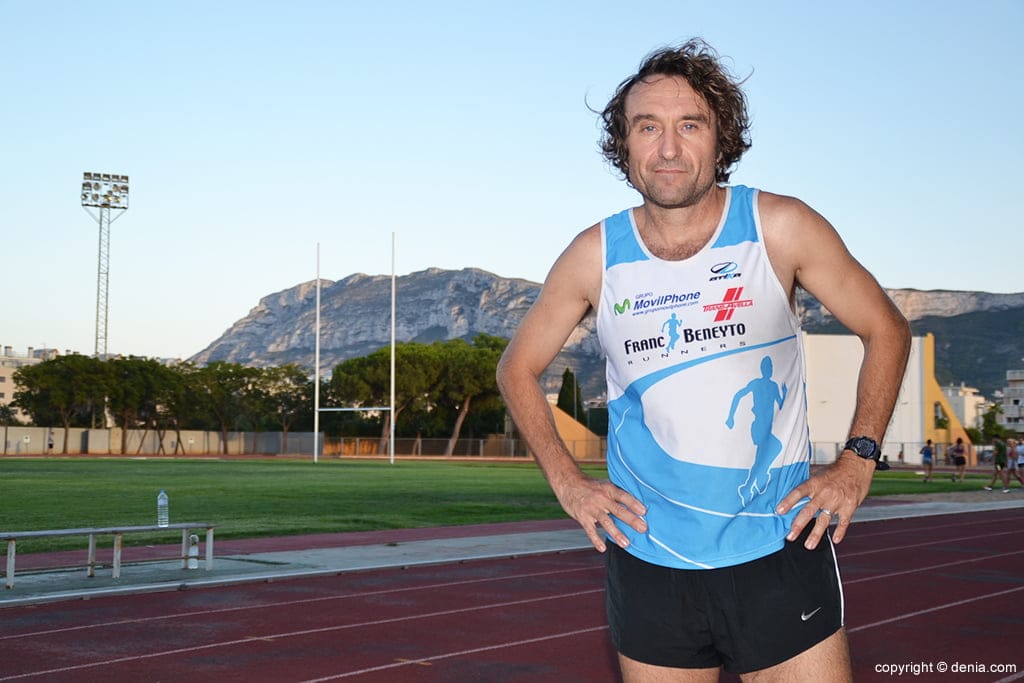Beneyto a la pista d'atletisme