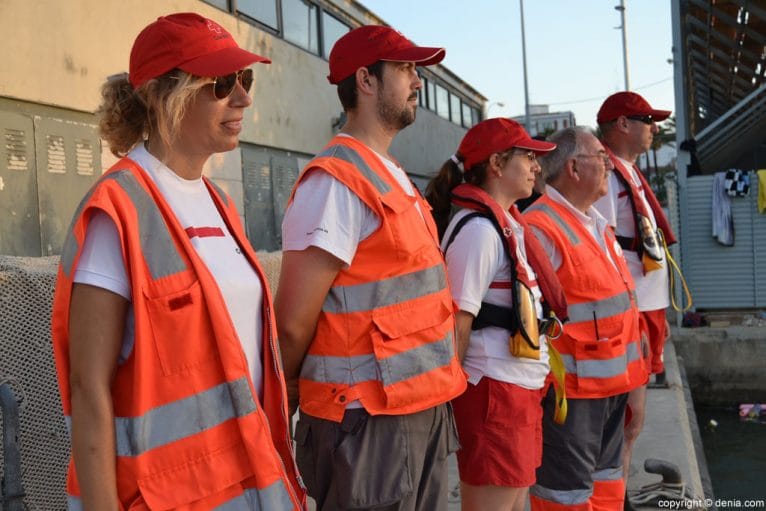 Efectivos de Cruz Roja en la Plaza de Toros