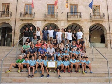 equipo benjamin a de la em futbol denia