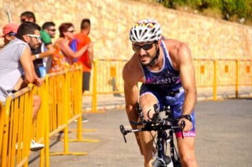 Gonzalo Durá en el segmento de bici