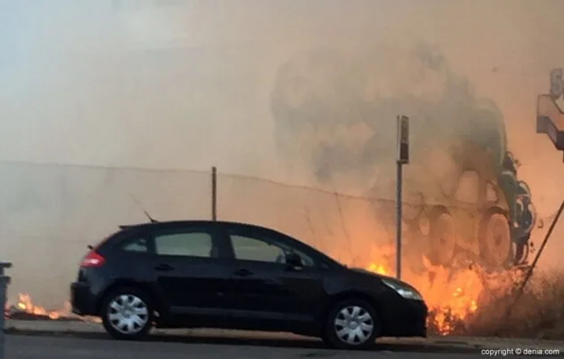 incendio en denia