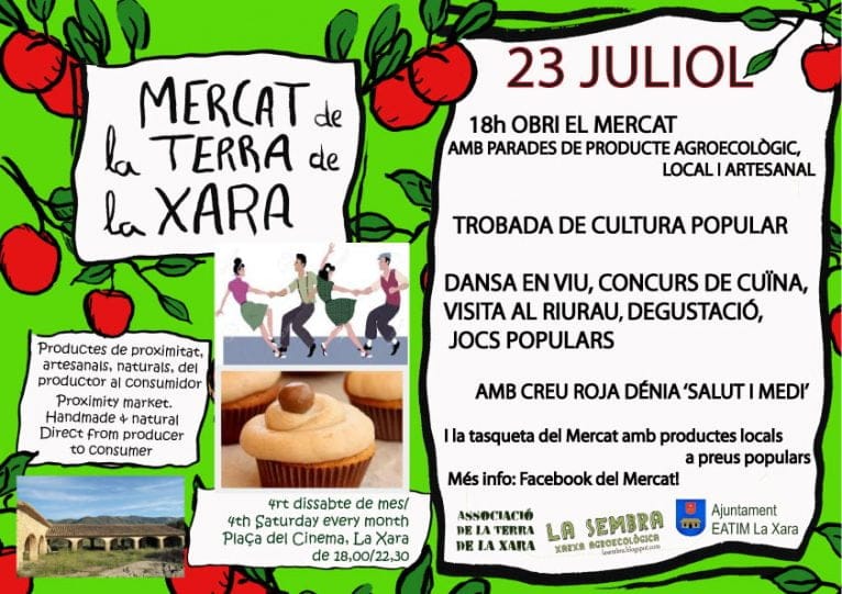 Mercat de la Terra La Xara 23 julio