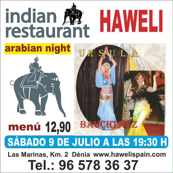 Noche arabica en Indian Haweli