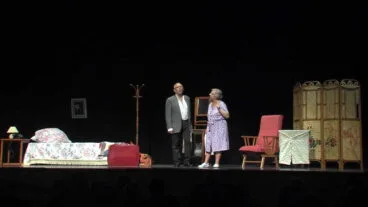 Teatro en el festival de fin de curso de las Aulas de la 3º Edad