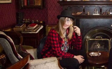 victoria french en el museo de sherlock holmes