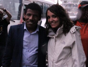 Yael Carbonell en el proyecto Runners for Ethiopia