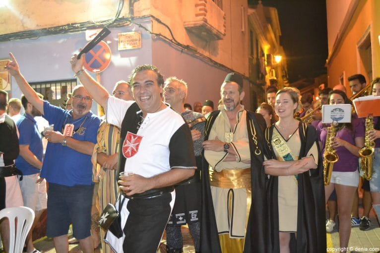 Recepción Capitanía Cristiana 2016 - Fiesta en la filà